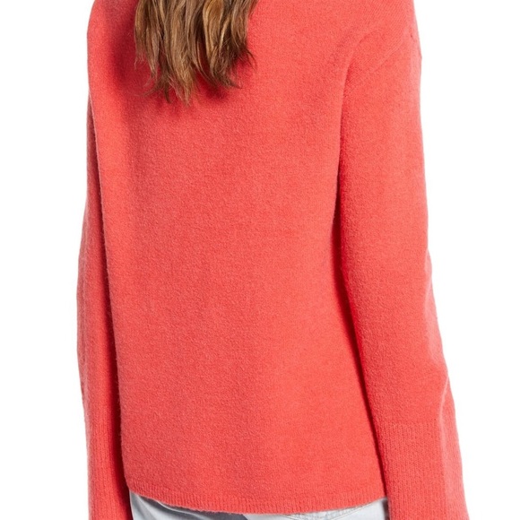 Something Navy Red Mum Turtleneck Sweater M - Picture 2 of 6